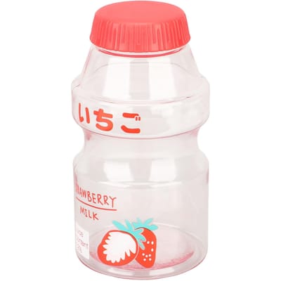 Bouteille d'eau Dessin animé Innovante Sans BPA Réutilisable Transparente Bouteille à jus pour Sports de Plein Air