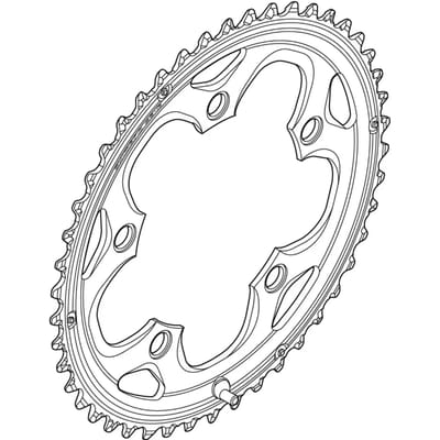 Shimano Kettingblad Fc-cx50 46t 10s 110 Mm Zilver