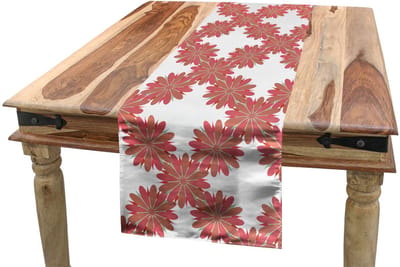 ABAKUHAUS Bloemen Tafelrunner – Lente-Natuur-Elementen – 40×225 cm