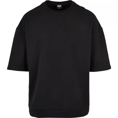 Urban Classics - Oversized Short Sleeve Crew Shirt - S - Zwart