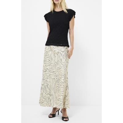 French Connection Wanda Textured Jersey Pepum Tp Blackout Größe: XL | Hemden Outlet | Damen | Schwarz