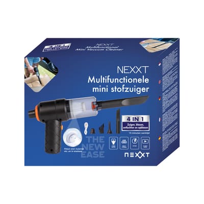 Nexxt Mini Stofzuiger – 4000Pa – Draadloos & Oplaadbaar – Ideaal voor Auto, Bureau en Kleine Schoonmaak