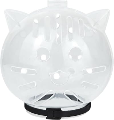 Transparante Hondkap - Hondenmasker Ademend - Veilig Verzorgen - Verstelbare Pasvorm - 579x579x555in - Transparant