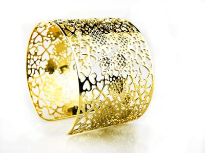armband in brons model Fashionfly - zilverkleurig
