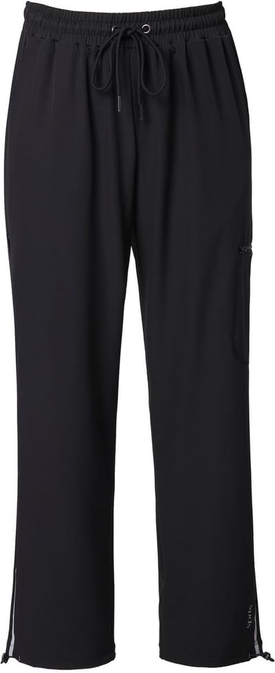 Ulla Popken - Dames - Functionele joggingbroek waterafstotend Powerstretch - Zwart - Maat 58+