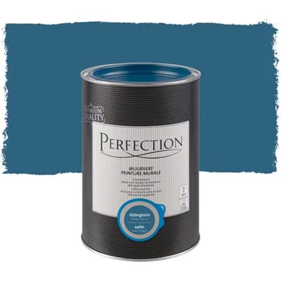 Perfection Ultradekkend Muurverf - Zijdeglans - Indigo Blauw - 1l