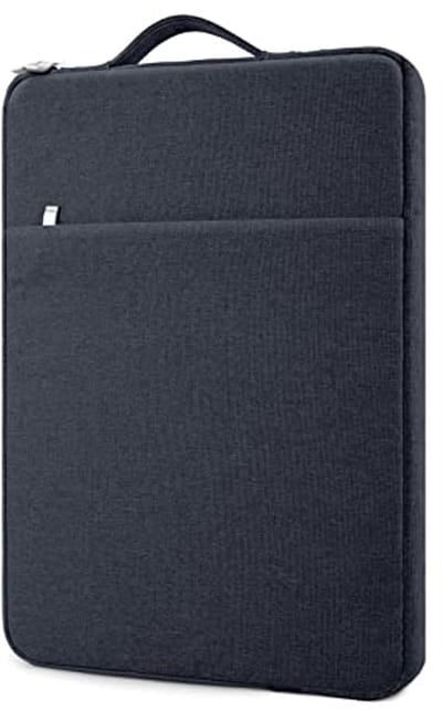 Laptophoes 14 inch - Versterkte Sleeve met Handvat voor Chromebook en Notebook - Marine Blauw