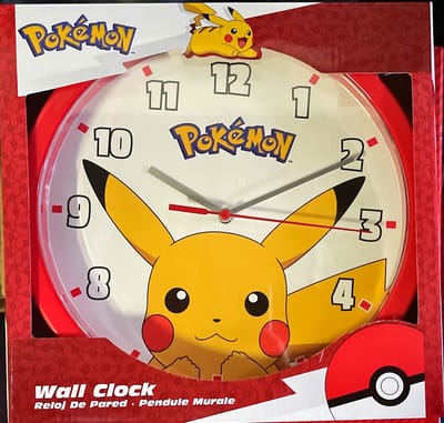 Wall clock Pikachu - klok - pokemon