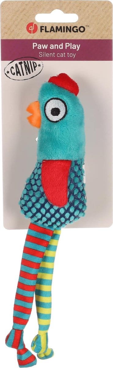 Flamingo Raibo - Speelgoed Katten - Ps Raibo Kip Groen 4,5x5x23cm - 1st - 137787 - 1st