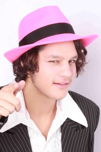 Al Capone hoed wolvilt pink Maat 57