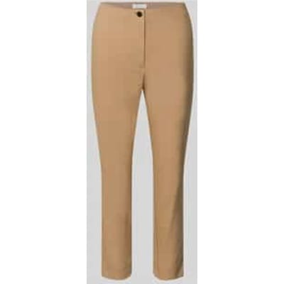 slim fit stoffen broek in verkorte pasvorm