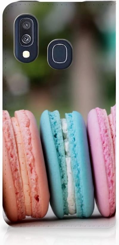 Book Case voor Samsung Galaxy A40 Flip Style Cover Macarons
