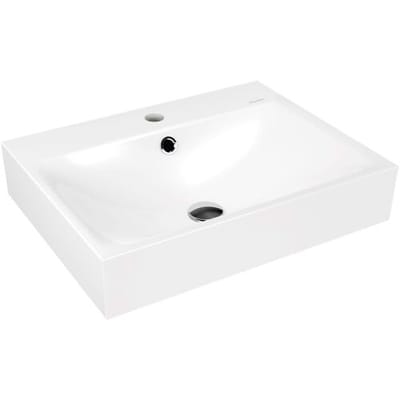 Kaldewei SILENIO wall-mounted washbasin 3044 with 1 tap hole, 60 cm 904306013001