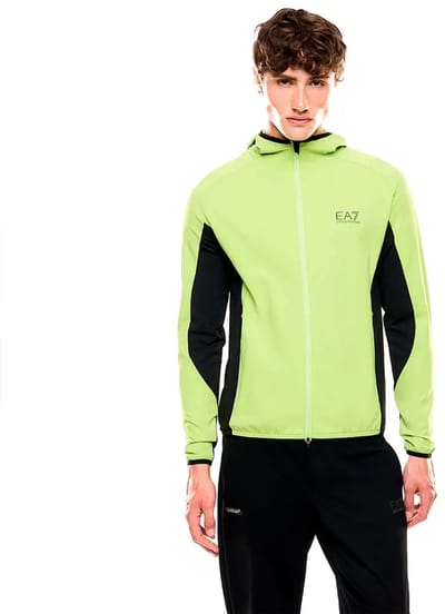 Ea7 Emporio Armani Vigor 7 Pl St Sweatshirt Met Rits Groen 3XL Man