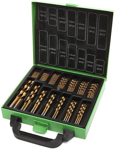 StahlKaiser HSS titanium Spiraal Boorset 99-delig