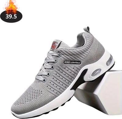 Livano Schoenen Heren - Sneakers - Comfortabel - Sportief - Casual - Volwassen - Grijs - Maat 39.5