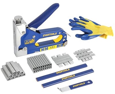 4-in-1 Nietpistool voor Stoffering en DIY Projecten met 6000 Nietjes
