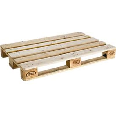 Europallets EPAL 1, L 1200 x B 800 x H 144 mm, draagvermogen tot 1500 kg, inrijvakken aan 4 zijden, UIC-norm 435.2, 10 stuks