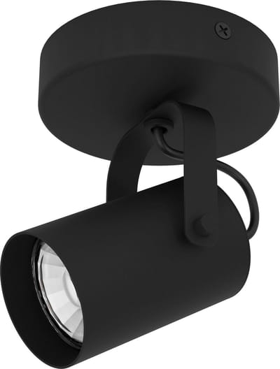 EGLO Sorego opbouwspot - plafondspot/wandspot - GU10 - 12 cm - Zwart