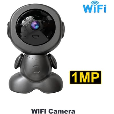 Mini WiFi IP Camera Draadloze Binnen Robot Babyfoon Tweeweg Audio Bewegingsdetectie Videocamera V380 CCTV Beveiligingsbescherming 1MP Cam No Card