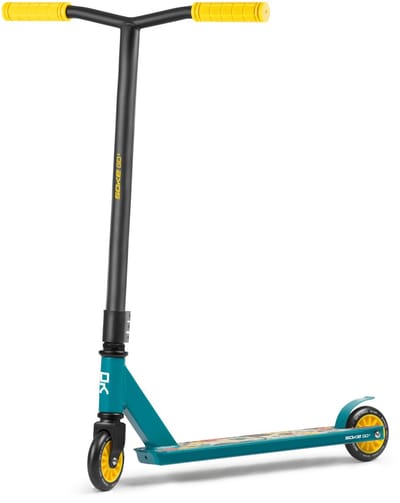 Scooter de performance SOKE GO ! jaune et bleu