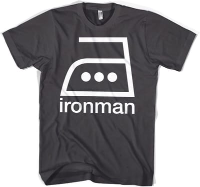 Hybris Ironman T-shirt donkergrijs