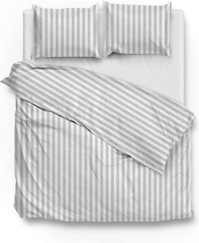 Zo!Home Banda di Lino Dekbedovertrek - Tweepersoons - 200x200/220 cm - Dove Grey