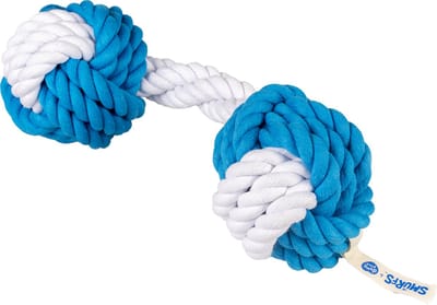 Duvo+ potige smurf touwhalter 30cm