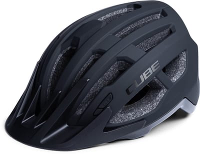 CUBE Fietshelm Offpath - Mountainbikehelm - 15 Ventilatiegaten - SNAP 360 fit-systeem - Verstelbaar - 52-57 cm - M - Zwart