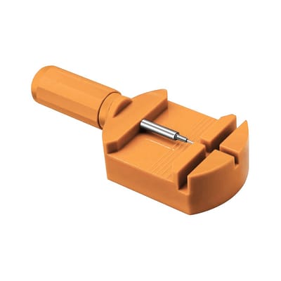 YONO Horlogeband Inkorter Set - Horloge Pin Verwijderaar - Versteller Verkleiner Gereedschap - Oranje