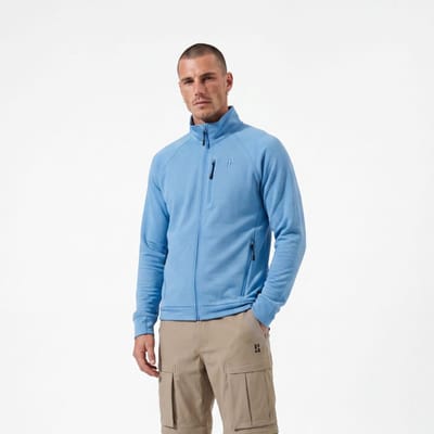 Poederbaas Outdoor Vest Heren - Waffle Jacket - Lichtgewicht & Ademend - Wandelvest & outdoor activiteiten - Blauw - Maat S