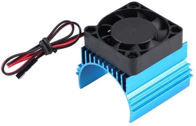 RC Koelvin met Ventilator voor 1/10 Schaal Auto - Motor Koeling Systeem voor 4074/4274/1515