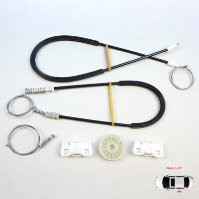 BWR538 Reparatieset raammechanisme achterdeur links voor VW Sharan MK1 7M Seat Alhambra 7M 7V 1995-2010 Ford Galaxy MK1