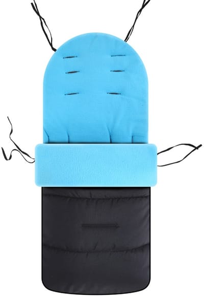 Winter kinderwagen tas - universele kinderwagen hoes - kinderwagen voetenzak - winter slaapzak - warme kinderwagen voetenzak - kinderwagen accessoires - 86*45cm -Blauw