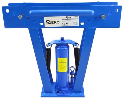 GEKO Hydraulische pijpenbuiger - 12 ton - robuust staal - vloerstaand model