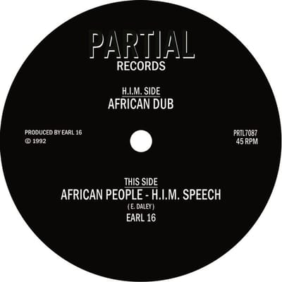 Earl 16 - African People - H.I.M. Speech (7" Single)