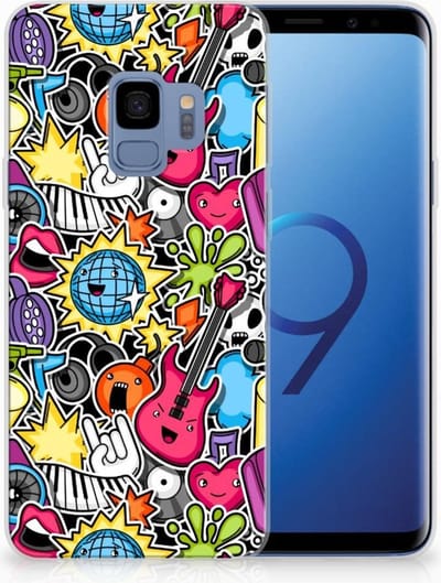 Samsung Galaxy S9 Silicone Back Cover Punk Rock