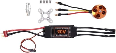 Borstelloze Motor ESC - Krachtige Set - Model Vliegen - Volledige Bescherming - 40A - Zwart