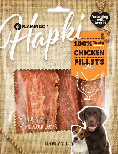 Hondensnack – strips met kip – hondensnacks – honden snacks – hondensnoepjes – glutenvrij – zonder toegevoegde suikers – 800g
