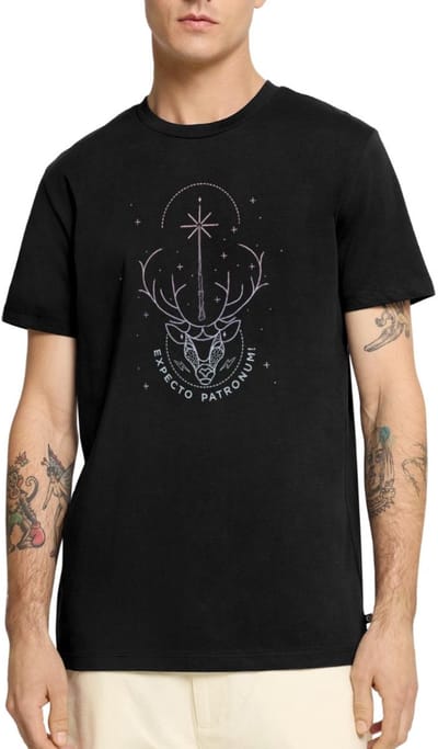Harry Potter Hert Patronus Expecto Patronum Premium T Shirt Heren