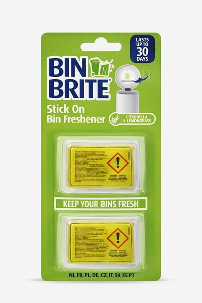 Vuilnisbakverfrisser - Citronella & Limoengras - Gemakkelijk in gebruik - Tot 30 dagen lang frisheid