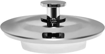 Universele Wastafelstop - Gootsteen Afsluiter - Water Vasthouden - Anti-verstopping Ontwerp - 40-45 mm - Zilver
