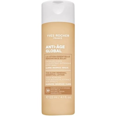 Yves Rocher Gezichtsverzorging Anti-Age Global Glow Renewal Essential Lotion Vochtinbrengende crème Dames 122 ml