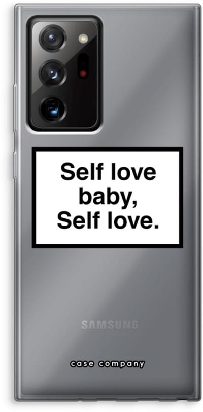 Case Company® - Hoesje geschikt voor Samsung Galaxy Note 20 Ultra / Note 20 Ultra 5G hoesje - Self love - Soft Cover Telefoonhoesje - Bescherming aan alle Kanten en Schermrand