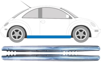 Volledige dorpel voor Volkswagen New Beetle 1998-2005 / Links + Rechts / Set