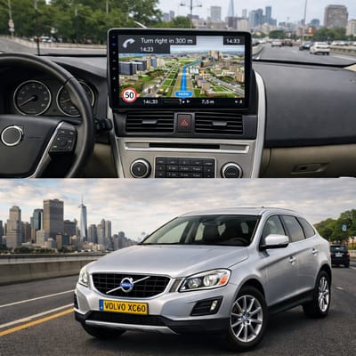 ADIVOX T1 9 inch geschikt voor Volvo XC60 2008-2013 Android 15 CarPlay/Auto/WiFi/RDS/DSP/DAB+
