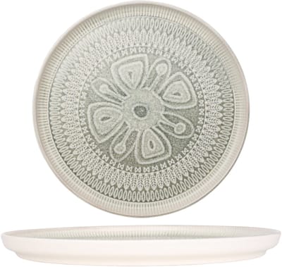 Kütahya Porselen Dinerbord - Miras - Porselein - 27 cm - set van 6