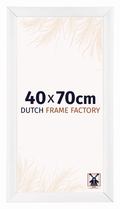 Fotolijst 40x70 cm - MDF - Wit Hoogglans - Praag
