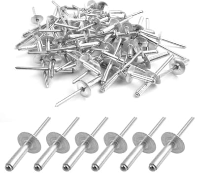 Aluminium Blindklinknagels 60 Stuks - Industriële Kwaliteit 4,8 mm x 10 mm