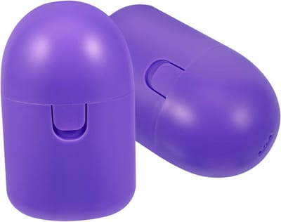 Menstruatiecup Opbergdoos - Cup Houder - Hygiënische Opslag - Compact Ontwerp - 2 Stuks - Paars